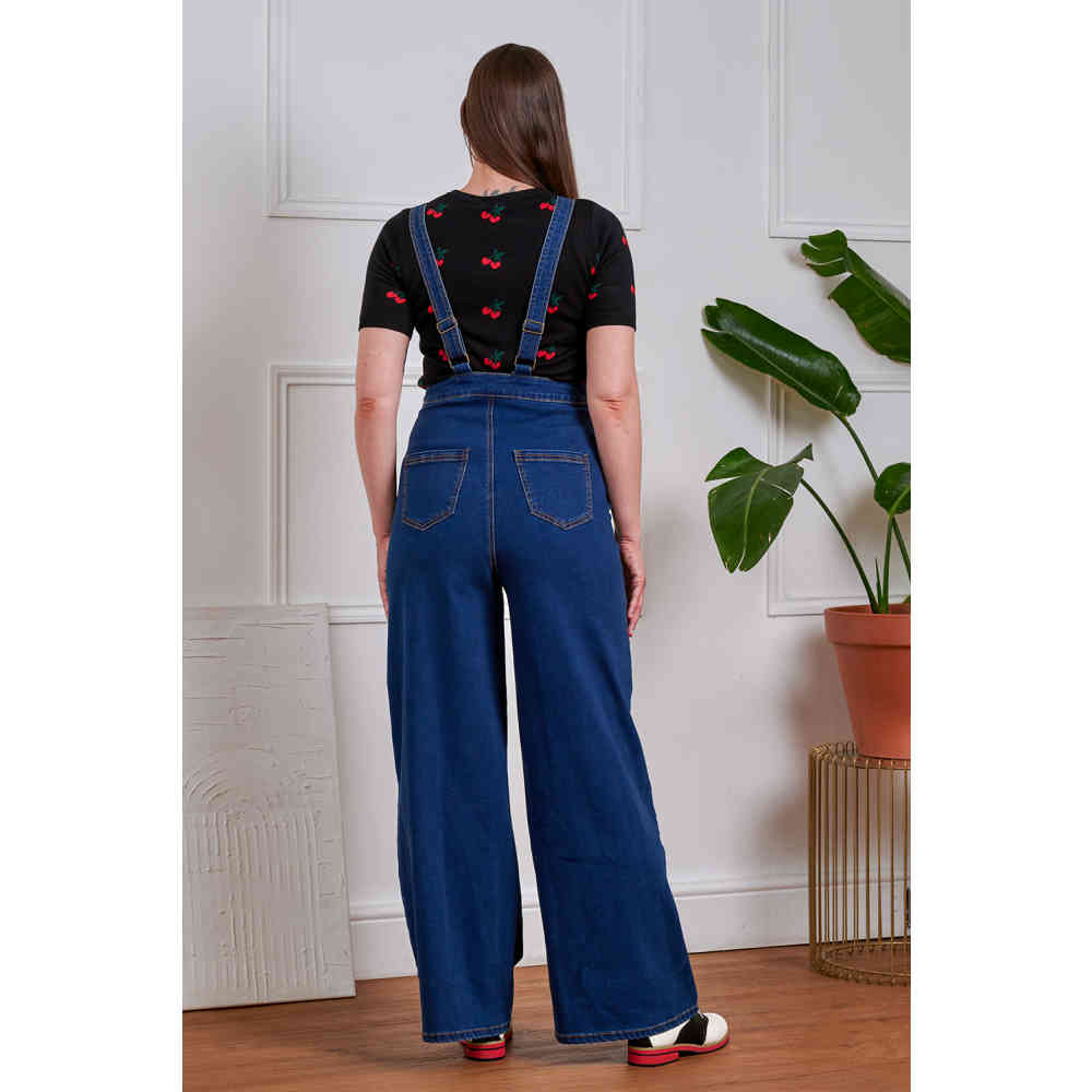 Banned - Tamara Dungarees - Blue/Blue